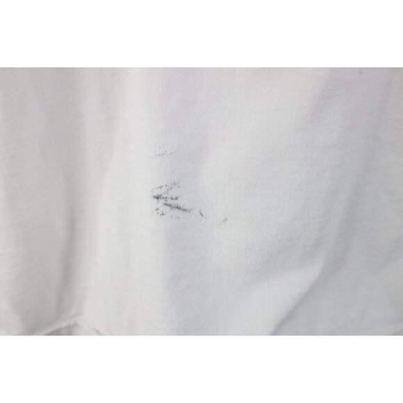 Vtg 90s Y2K Abercrombie & Fitch Mens M Distressed Spell Out Short Sleeve T-Shirt - Picture 11 of 14